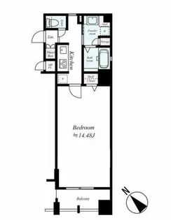 サヴォイ ジ・アトリウム【7階】の間取り