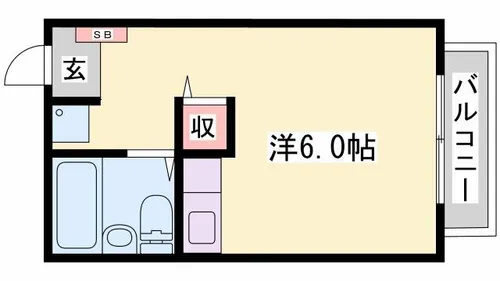 パレス苫編2番館【204号室】の間取り