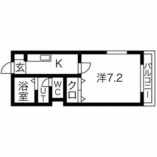ペルソネ高宮【3階】の間取り