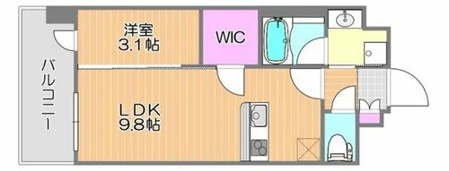 福岡県福岡市博多区博多駅南5丁目【マンション】の間取り