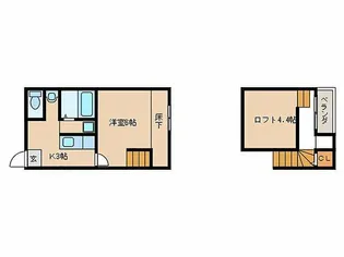 アーバンスクウェア周船寺Ⅰ【1階】の間取り