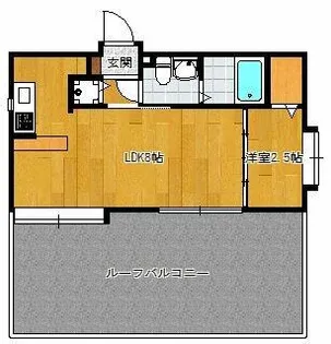 福岡県福岡市中央区舞鶴3丁目【マンション】の間取り