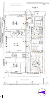 プレステージ姫路青山Ⅳ【201号室】の間取り