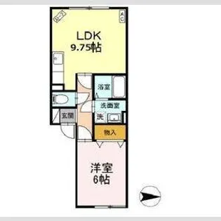 ハイセレール中島公園【2階】の間取り