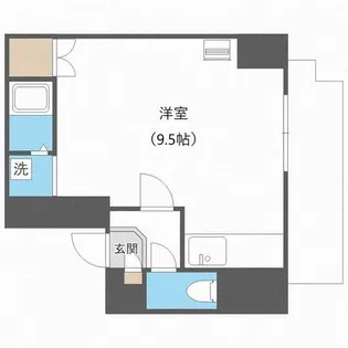シルキーU6・1【4階】の間取り