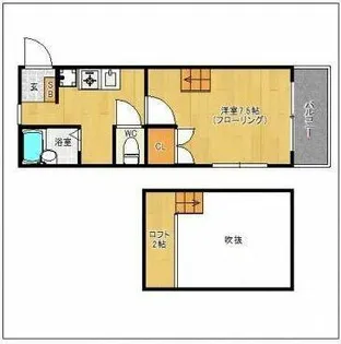 フィオーレ名島【2階】の間取り