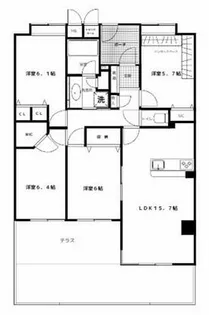 ライフガーデン吾妻壱番館【1階】の間取り