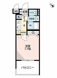 サヴォイ エリート【4階】の間取り