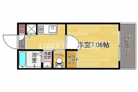 福岡県福岡市早良区荒江2丁目【マンション】の間取り