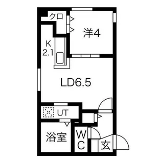 F-HOUSE発寒【1階】の間取り