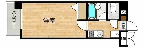 ピュアドームアプロード平尾【6階】の間取り