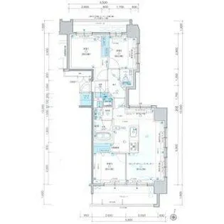 プレシス知事公館前WEST【8階】の間取り