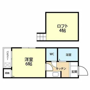 福岡県福岡市南区那の川1丁目【アパート】の間取り