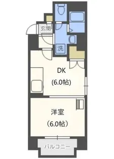 クレアシオン桑園2【6階】の間取り