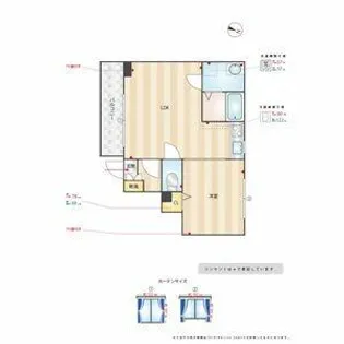 福岡県福岡市中央区高砂2丁目【マンション】の間取り