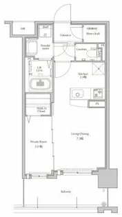 ネストピア博多グランドステージⅢ【4階】の間取り