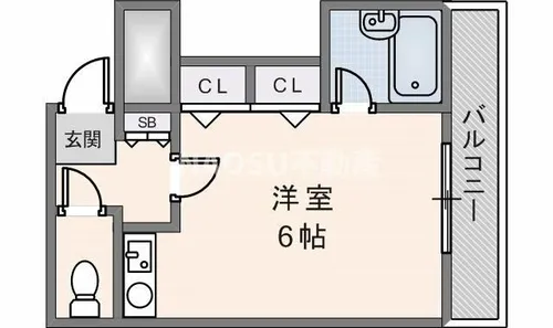 サンライフ東花園【303号室】の間取り