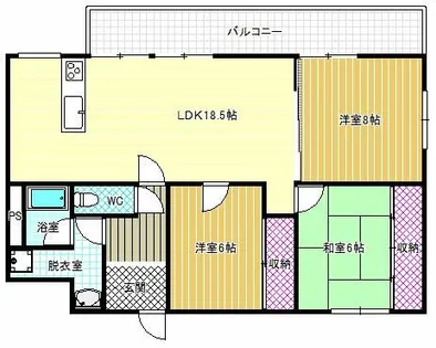 ハウスフルヨシヒロ【1階】の間取り