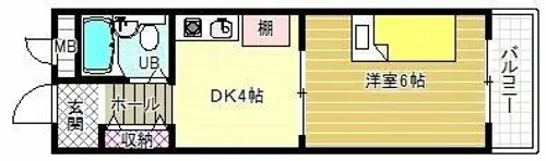 プリマベーラ藤井寺【5階】の間取り