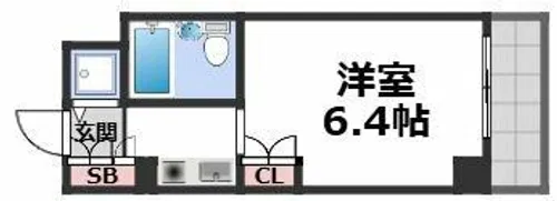 アルテハイム天王寺【703号室】の間取り