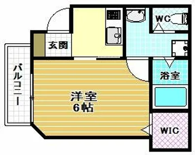 キャプテンデッキ【302号室】の間取り