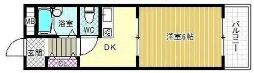 プリマベーラ藤井寺【2階】の間取り