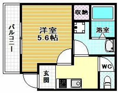 キャプテンデッキ【301号室】の間取り