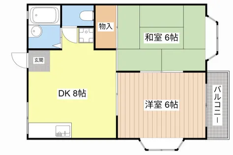 ドミール21【201号室】の間取り