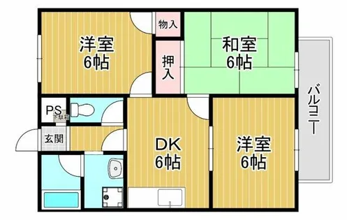モアクレスト【3階】の間取り