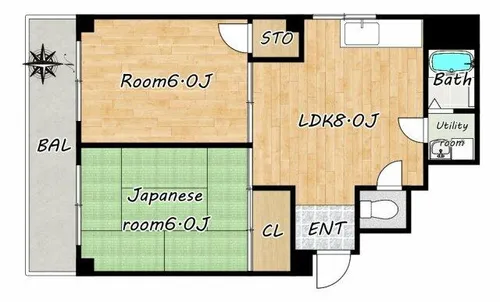パークサイドHIRO【3階】の間取り