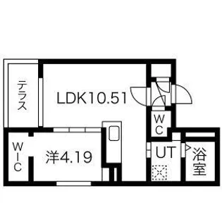 Dominion N27(ドミニオンN27)【1階】の間取り