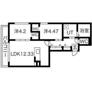 Dominion N27(ドミニオンN27)【4階】の間取り
