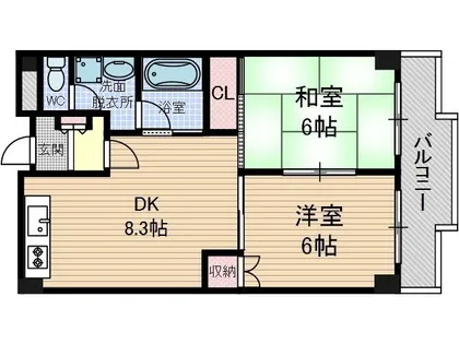 エポックYK【211号室】の間取り