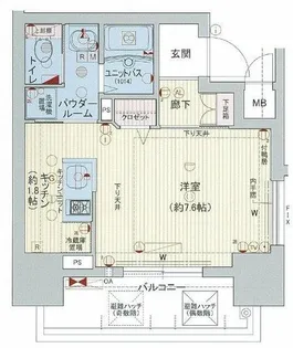 プレサンス心斎橋ラヴィ【3階】の間取り