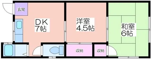 太平マンション【3階】の間取り