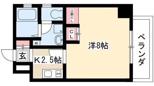 リエス千代田橋【302号室】の間取り
