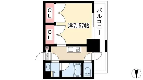 メイプルコート本山【4階】の間取り