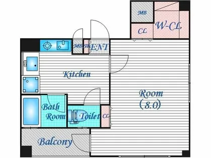 メゾン・ル・ロア【5階】の間取り