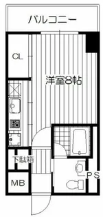 アクエルド新町【9階】の間取り