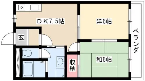 ロイヤルプレジオI【303号室】の間取り