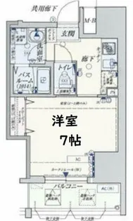 レジデンス心斎橋【9階】の間取り