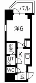 エスリード ザ・グラン天六【12階】の間取り