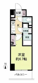 セレニテ心斎橋グランデ【12階】の間取り