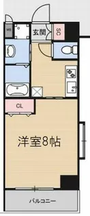 インベスト北梅田【5階】の間取り