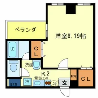 B-RISE新町【10階】の間取り