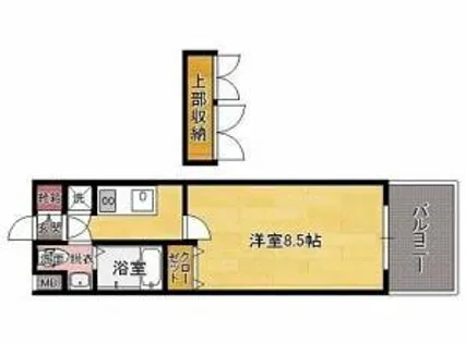 CLUB ORIENT No.72 HARBOR EAST TOWER【8階】の間取り