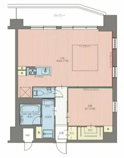 プレジオ松屋町【12階】の間取り