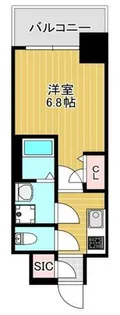 レジュールアッシュTAISHO LEGANT【3階】の間取り