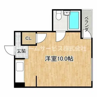 阿倍野阪南マンション【3階】の間取り
