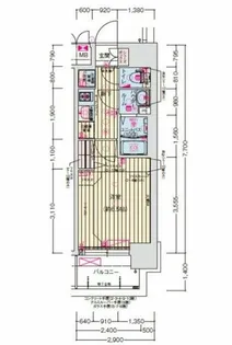 プレサンス難波マジョリティ【3階】の間取り